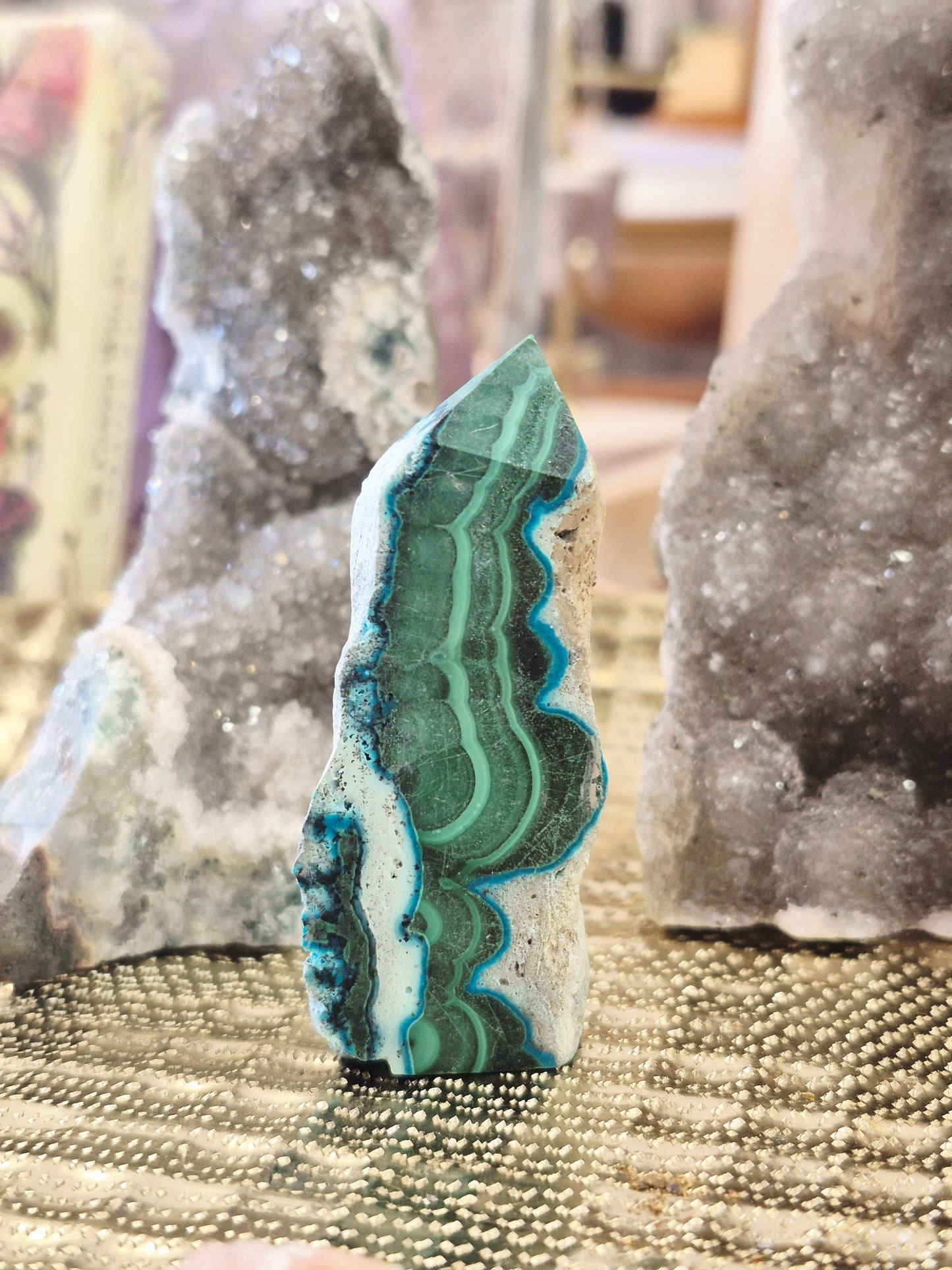 Malachite Chrysocolla Tower 36g (MCT36)