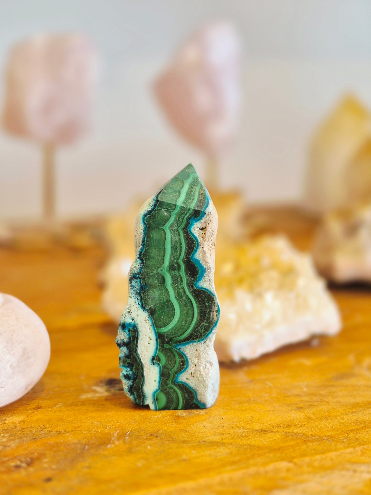 Malachite Chrysocolla Tower 36g (MCT36)