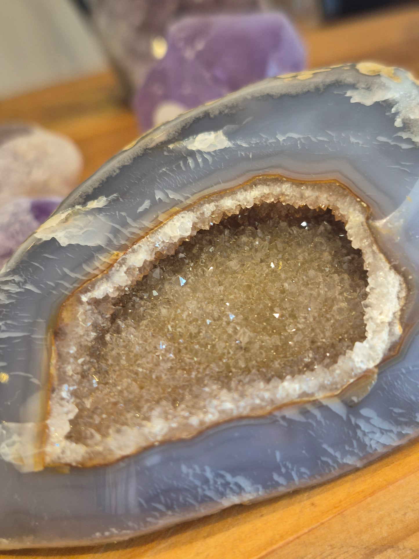 Amethyst Geode Head (AGH315)