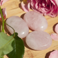 Rose Quartz Palm Stone For Love