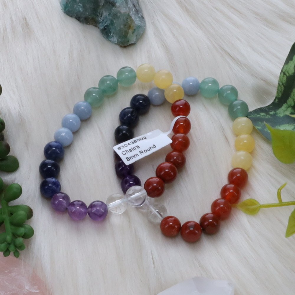 7 Chakra Crystal Bracelet (8mm)