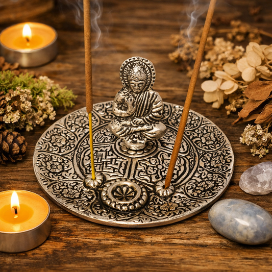 Buddha Incense Holder (Aluminum)