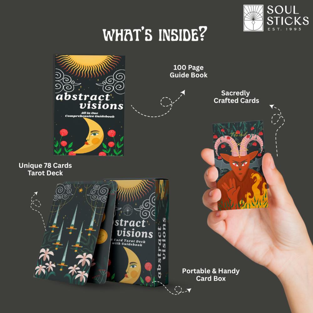 Abstract Visions Tarot Deck with Guidebook
