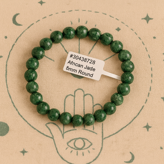 African Jade Bracelet (8mm)