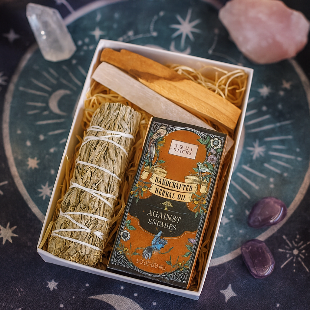 Against Enemies Intention and Spell Kit - Ritual Gift Set