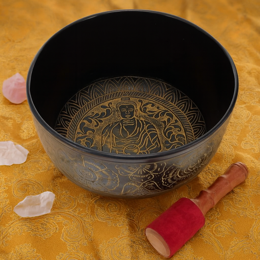Aluminium Buddha Singing Bowl (16cm x 29cm)