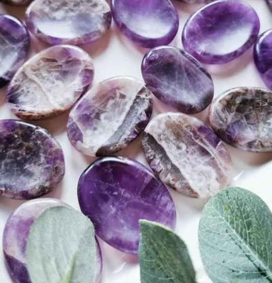 Amethyst Crystal Worry Stone