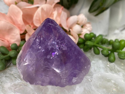 Amethyst Raw Point (Polished, Base Cut)