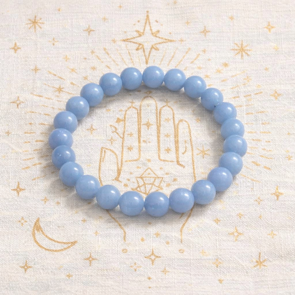 Angelite Bracelet (8mm)