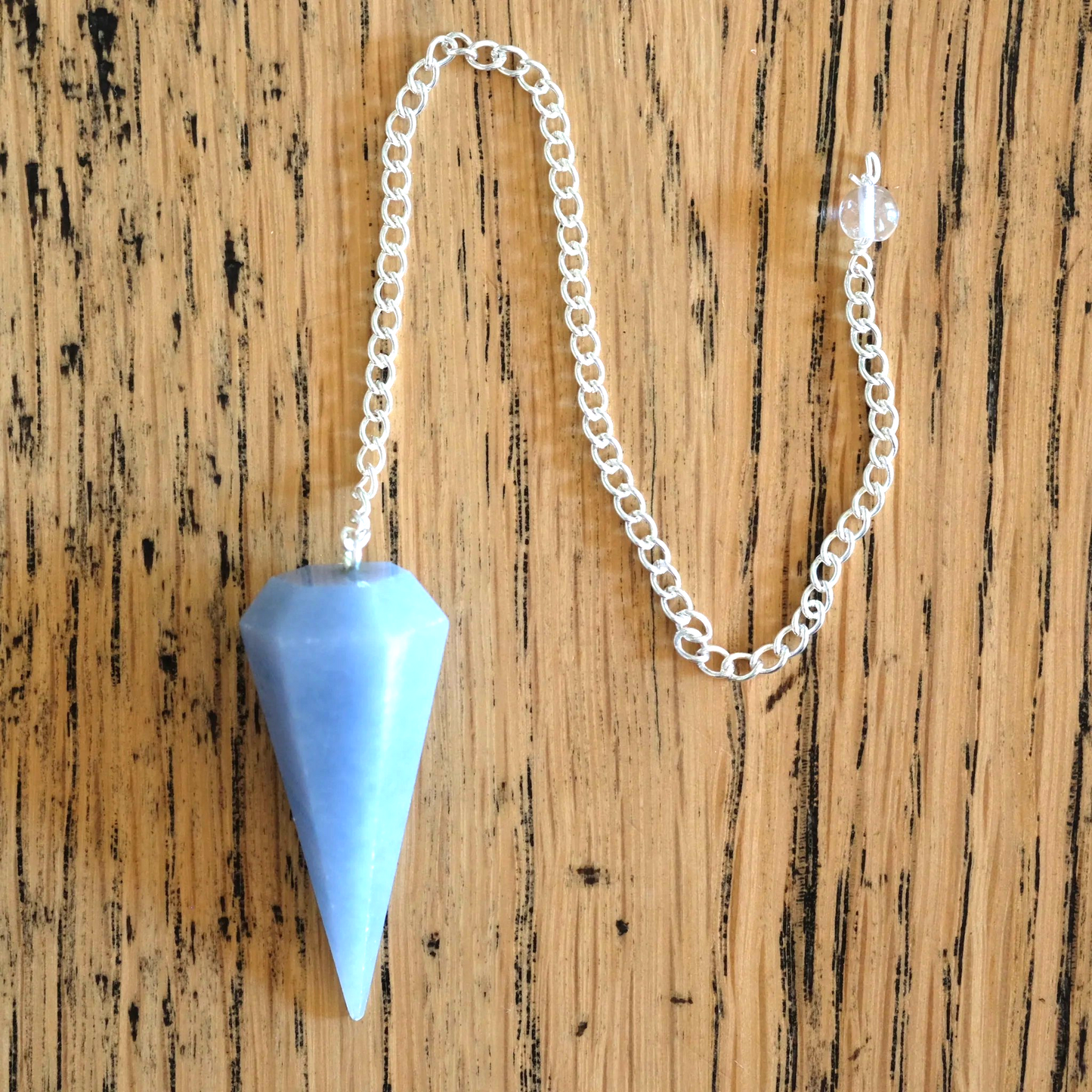 Angelite Hexagon Pendulum