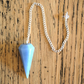 Angelite Hexagon Pendulum