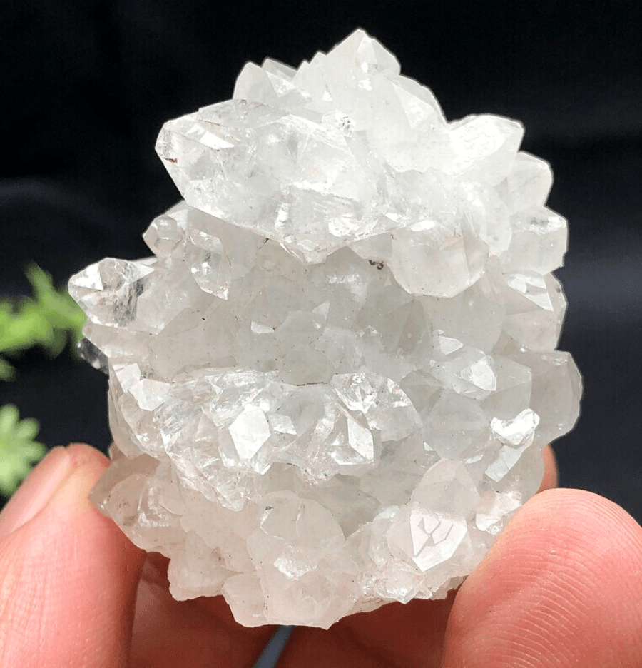 White Apophyllite with Stilbite Clusters - Spirit and Stardust