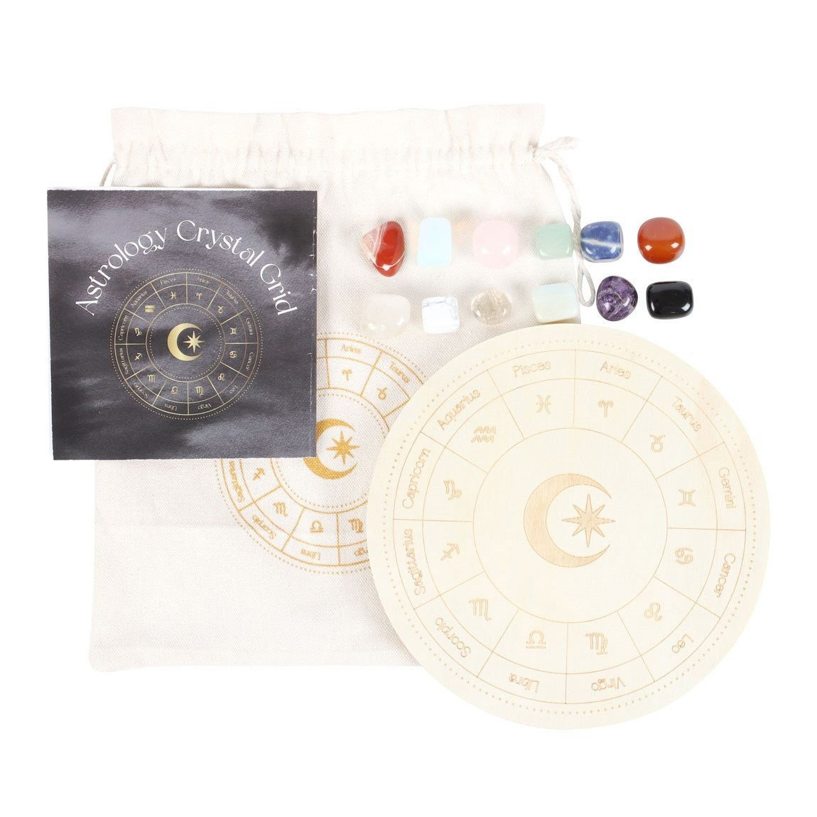 Astrology Crystal Grid Set