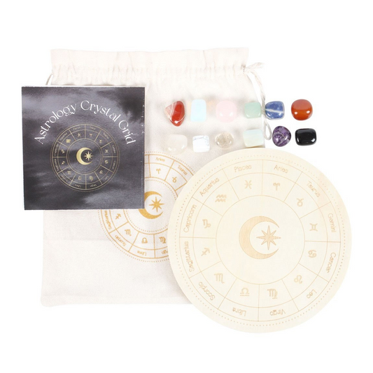 Astrology Crystal Grid Set