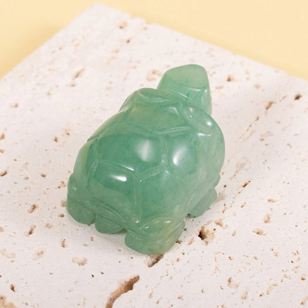 Carved Crystal Turtles (Various)