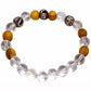 Palo Santo and Clear Quartz Crystal Bracelet (8mm)