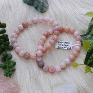 Pink Opal Bracelet (8mm)