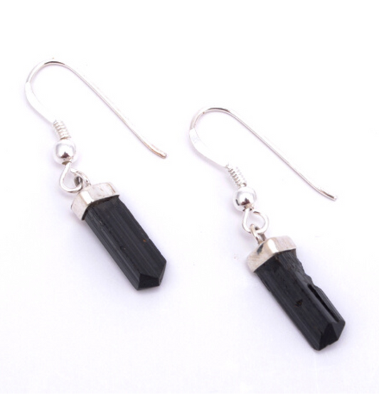 Black Tourmaline Earrings