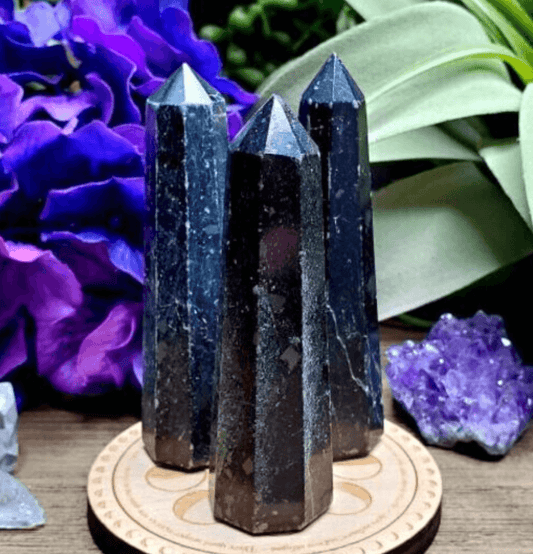 Black Tourmaline Crystal Generator (Medium) - Spirit and Stardust