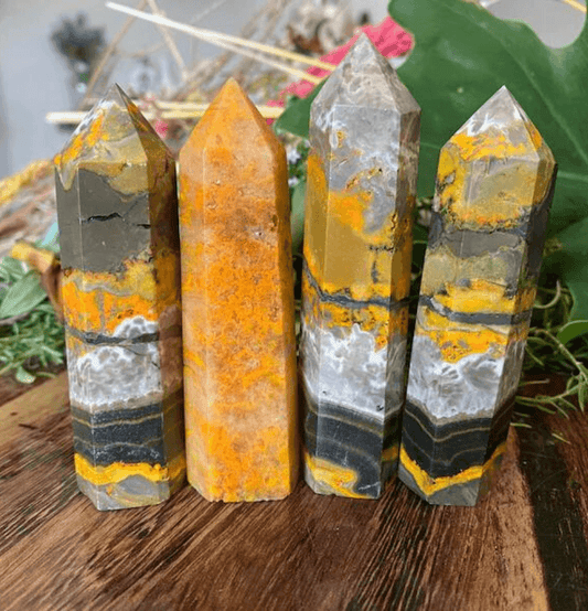 Bumble Bee Jasper Crystal Generator - Spirit and Stardust