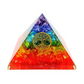 Chakra Crystal Orgonite Pyramid