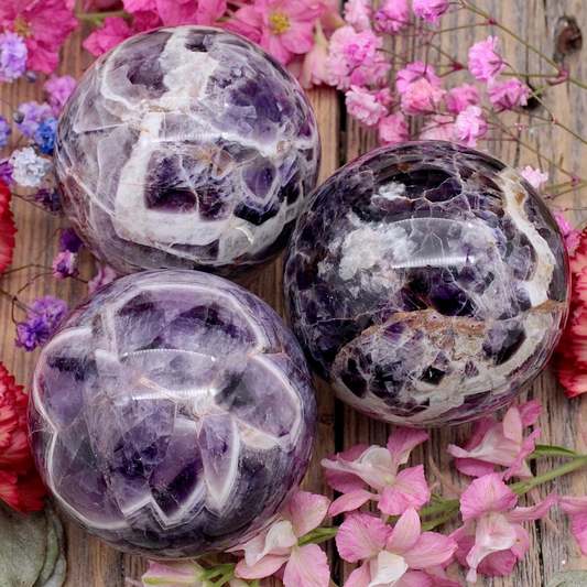 Amethyst Sphere (Chevron)