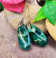 Chrysocolla & Copper Earrings