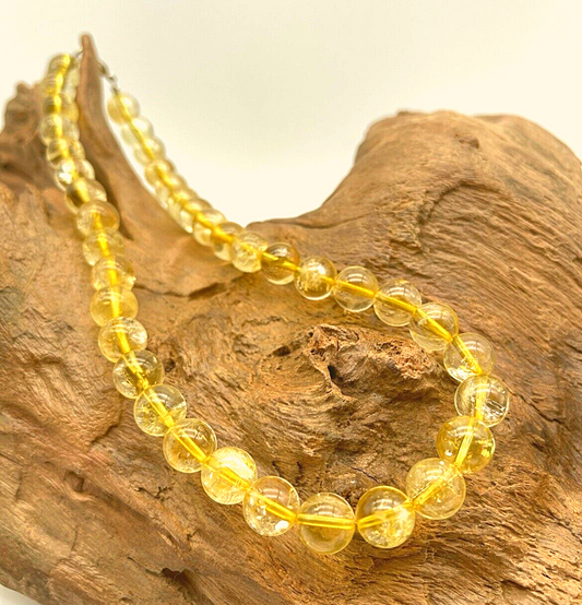 Citrine Bead Necklace