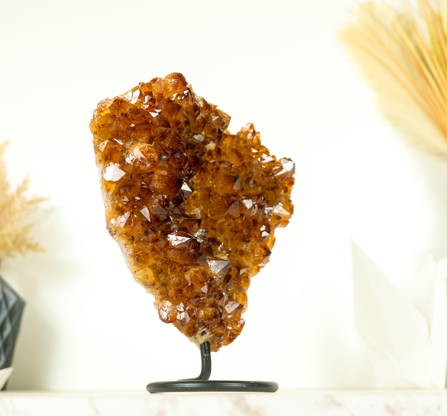 Citrine Cluster on Metal Stand (1 - 2 Kgs)