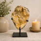 Citrine Cluster on Metal Stand (2.812 kg)
