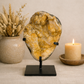 Citrine Cluster on Metal Stand (2.812 kg)