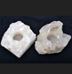 Clear Quartz Druze Crystal Candle Holder (Raw) - Spirit and Stardust