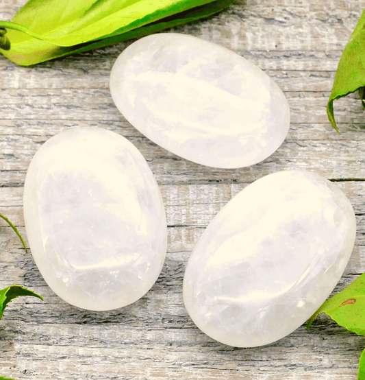 Clear Quartz Palm Stone For The Spirit - Spirit and Stardust