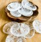 Clear Quartz Crystal Worry Stone