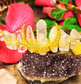 Goddess Crown - Clear Quartz & Gold Crescent Moon