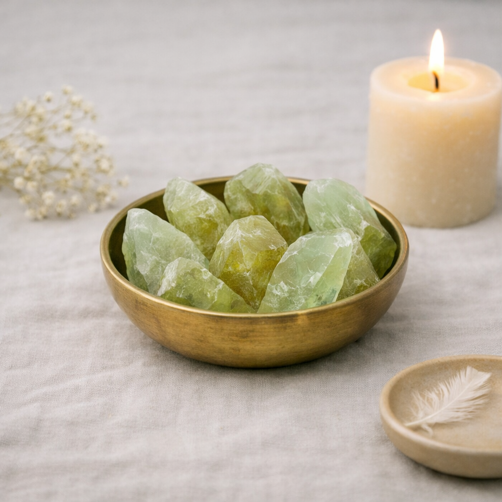 Raw Green Calcite: The Stone of Heart Chakra Alignment