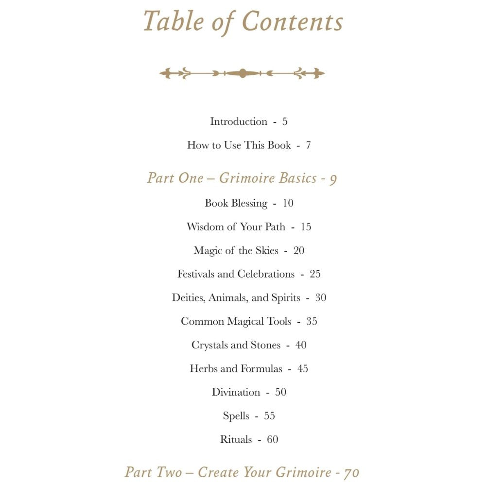 Witch’s Grimoire Book – Spell Journal
