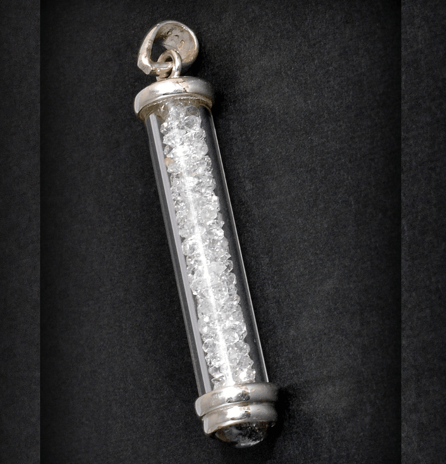 Herkimer Diamond Vile Pendant - Spirit and Stardust