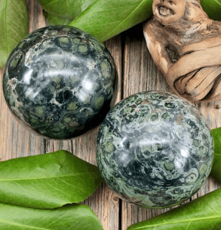 Kambaba Jasper Crystal Sphere - Spirit and Stardust
