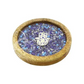 Turquoise and Lapis Coasters (10cm) (Pack of 2)