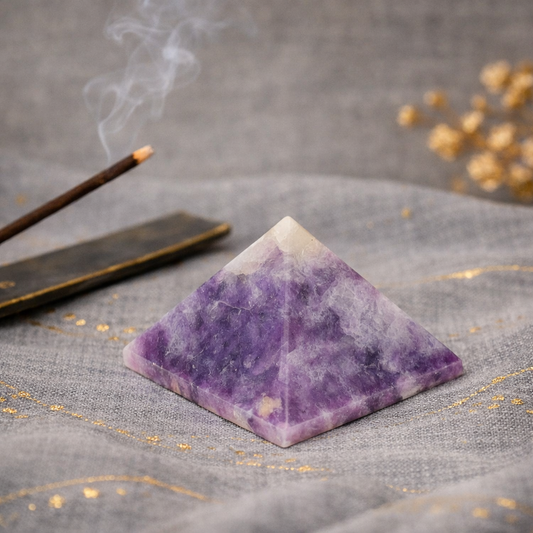 Lepidolite Pyramid