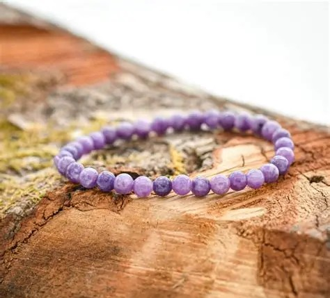 Amethyst, Lepidolite, Quartz, Rainbow Jasper, and Fluorite Bracelet Set for Sacred Balance (4mm)