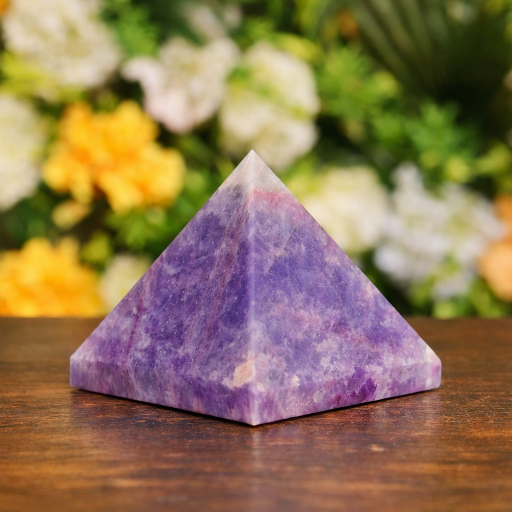 Lepidolite Pyramid