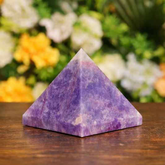 Lepidolite Pyramid