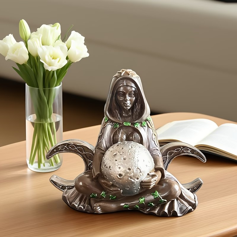 Moon Earth Mother Statue