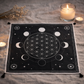 Altar Cloth: Moon Phase Crystal Grid