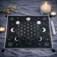 Altar Cloth: Moon Phase Crystal Grid