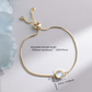 Moonstone 18K Gold Plated Bracelet