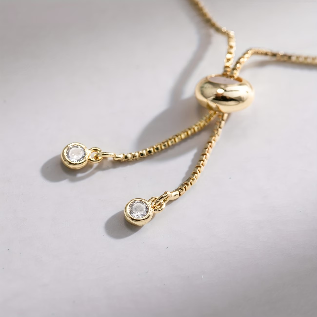 Moonstone 18K Gold Plated Bracelet