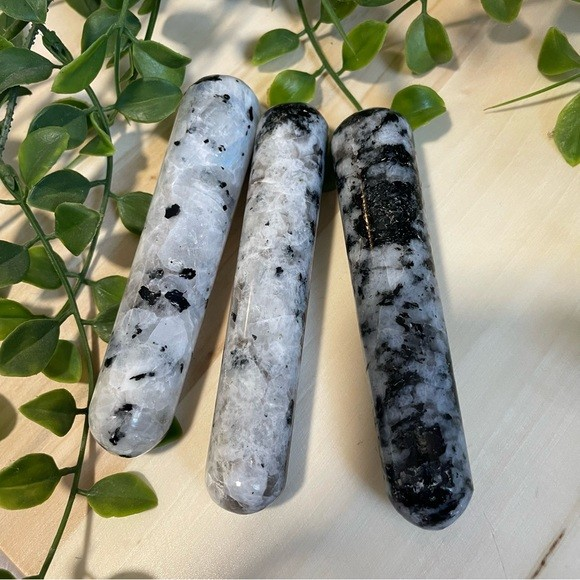 Rainbow Moonstone Massage Wand (Round)